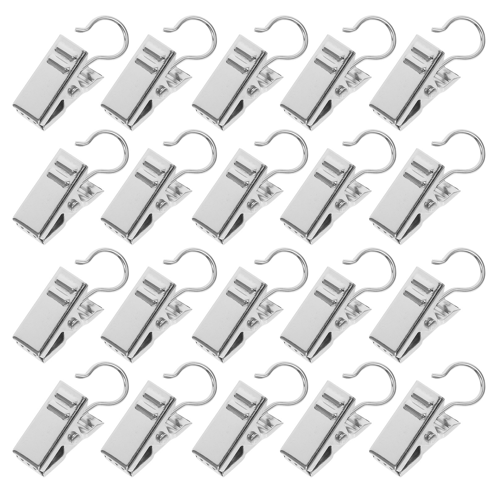 Decor Lighting Pack - Vorhanghaken mit Clips, 100er-Pack, robuste Aufhänger