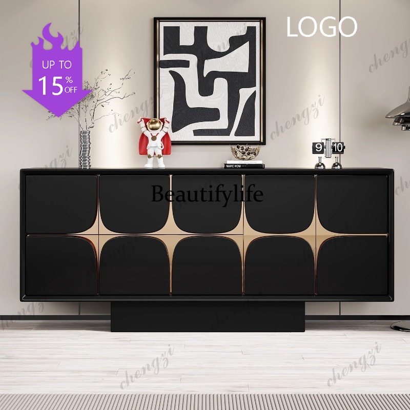 Decor Lighting & Decor Fires - D1089 Italienischer leichter Luxus-Türschrank, moderner minimalistischer