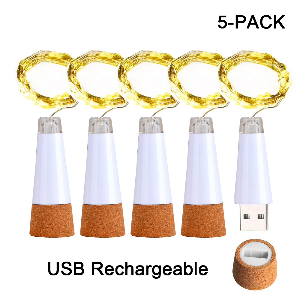 Decor Lighting Cork - 2 m 20 LED-Lichterkette aus Kork,