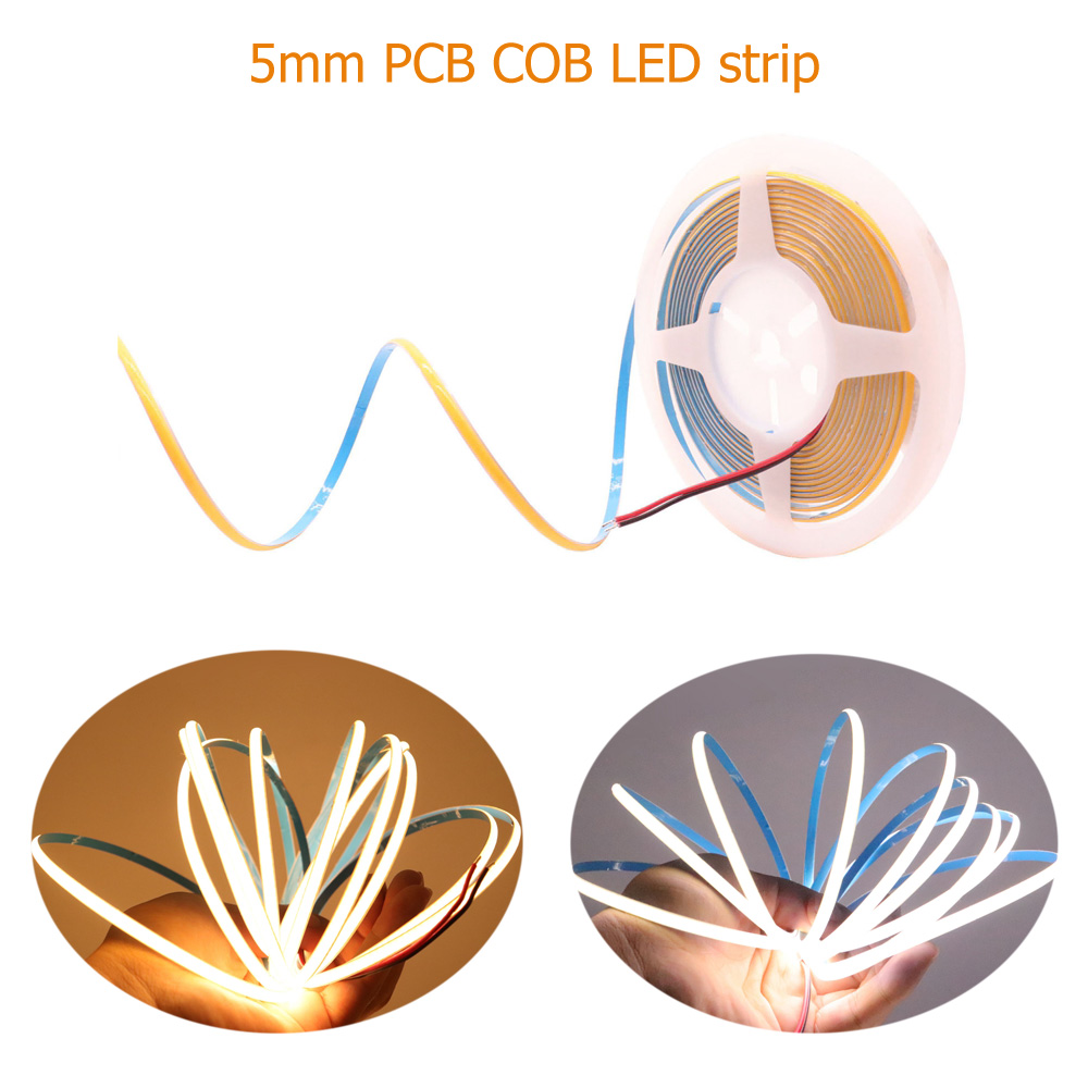 Lighting Decor And More - 5mm COB LED Streifen 384LEDs/m Super