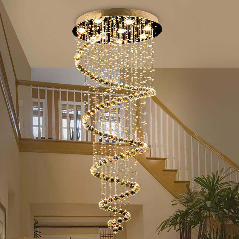 Decor Lighting Online - Treppe lange Pendel leuchte, Villa Lampe,