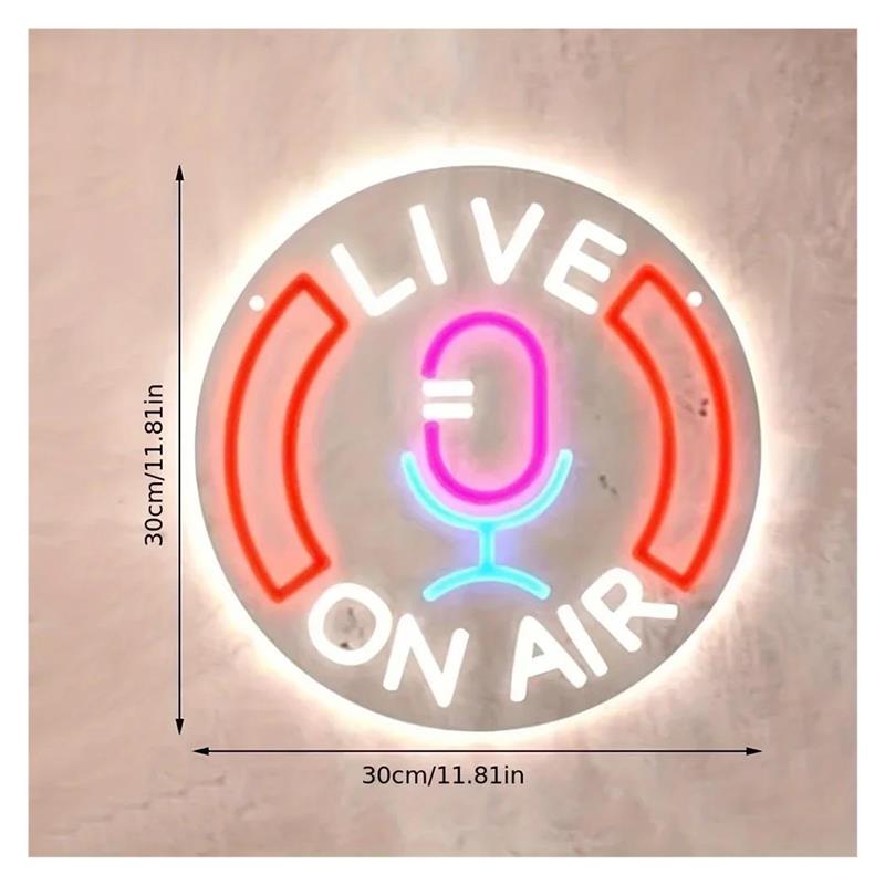 Neonschild „Live On Air“ für W – Lighting Decor Company Bewertung und Preis