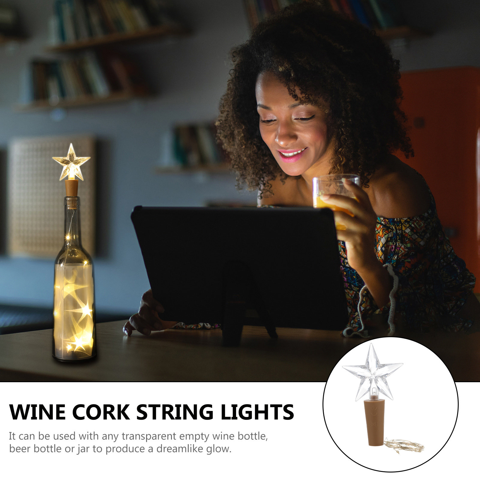 2 Stück Weinflaschen-Kork-LED- – Decor Lighting Cork Bewertung und Preis