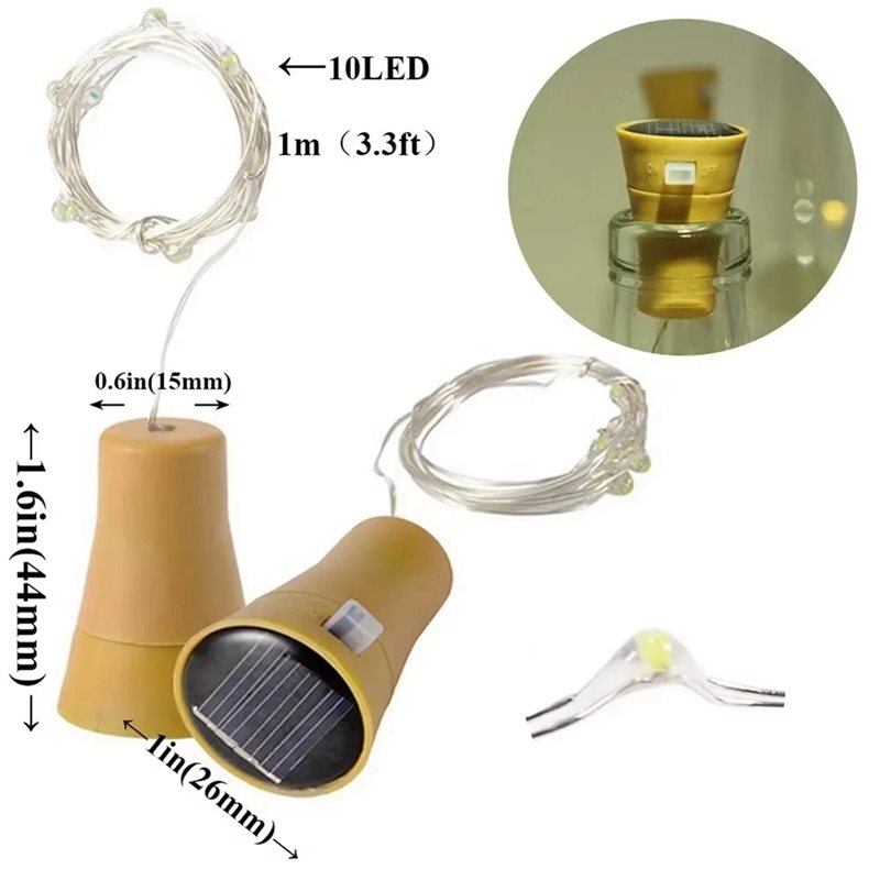 LUCKshopping 20 Stück Solar-We – Decor Lighting Cork Bewertung und Preis
