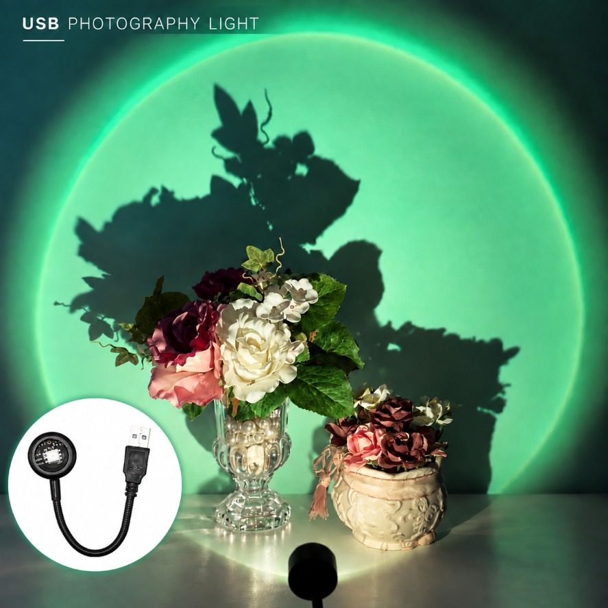 5V USB-Fotografie-Sonnenunterg – Sunset Lamp Projection Bewertung und Preis