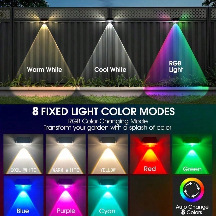4er-Pack Solar-Zaunleuchten fü – Decor Lighting Pack Bewertung und Preis