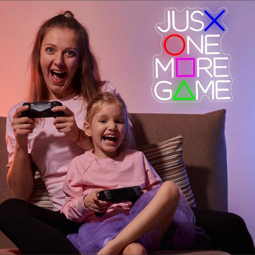 Just One More Game Neon-Schild – Lighting Decor And More Bewertung und Preis