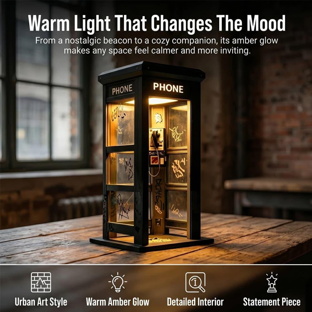 Retro Graffiti Telefonzellen-T – Decor Lighting & Decor Fires Bewertung und Preis