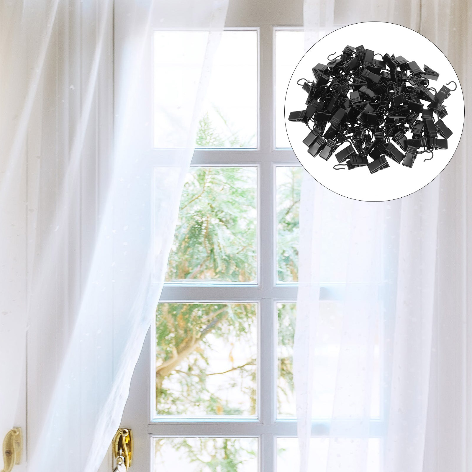 Vorhanghaken mit Clips, 100er- – Decor Lighting Pack Bewertung und Preis