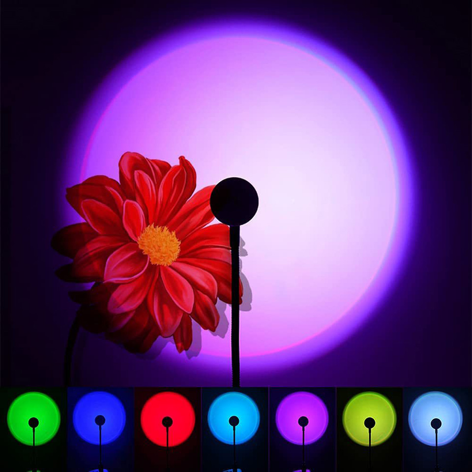 1x USB Sonnenuntergang Lampe L – Sunset Lamp Projection Bewertung und Preis