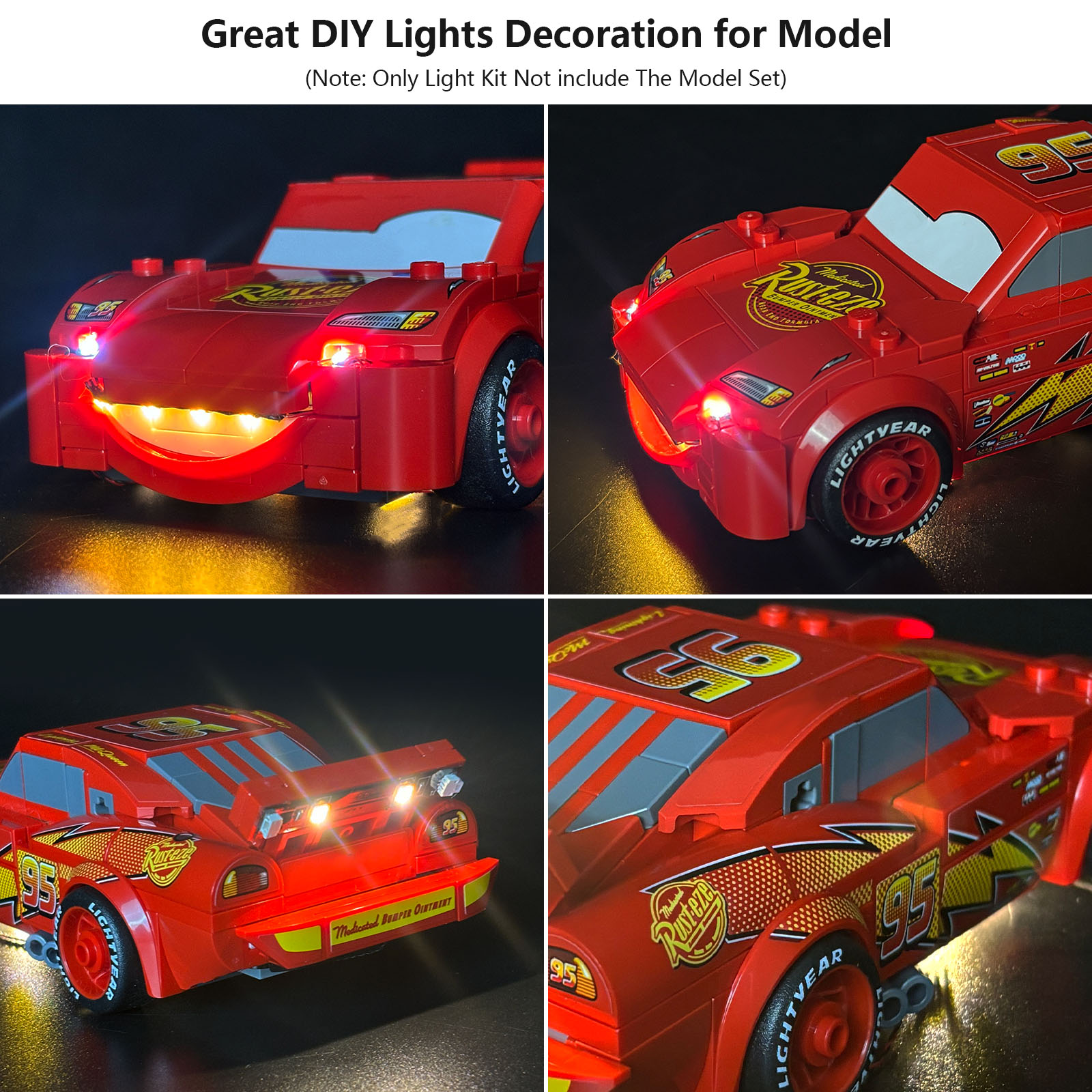 LYBMTWF LED-Beleuchtungsset, k – Lighting Mcqueen Wall Decor Bewertung und Preis