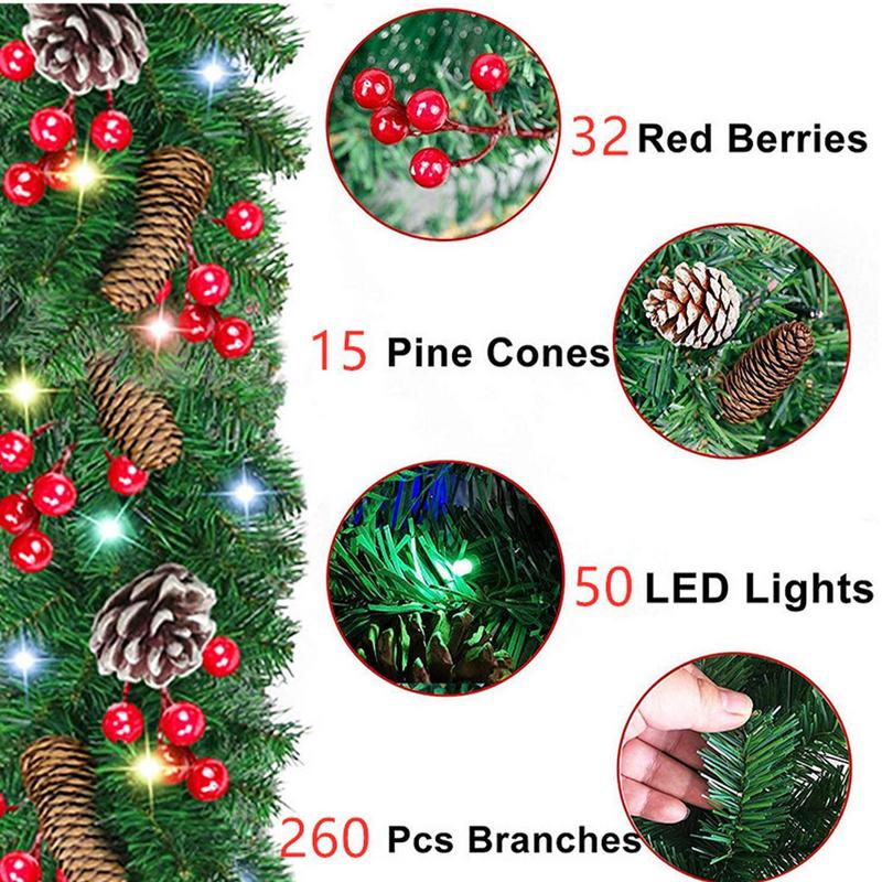 Beleuchtete Weihnachtsgirlande – Lighting Decor Company Bewertung und Preis