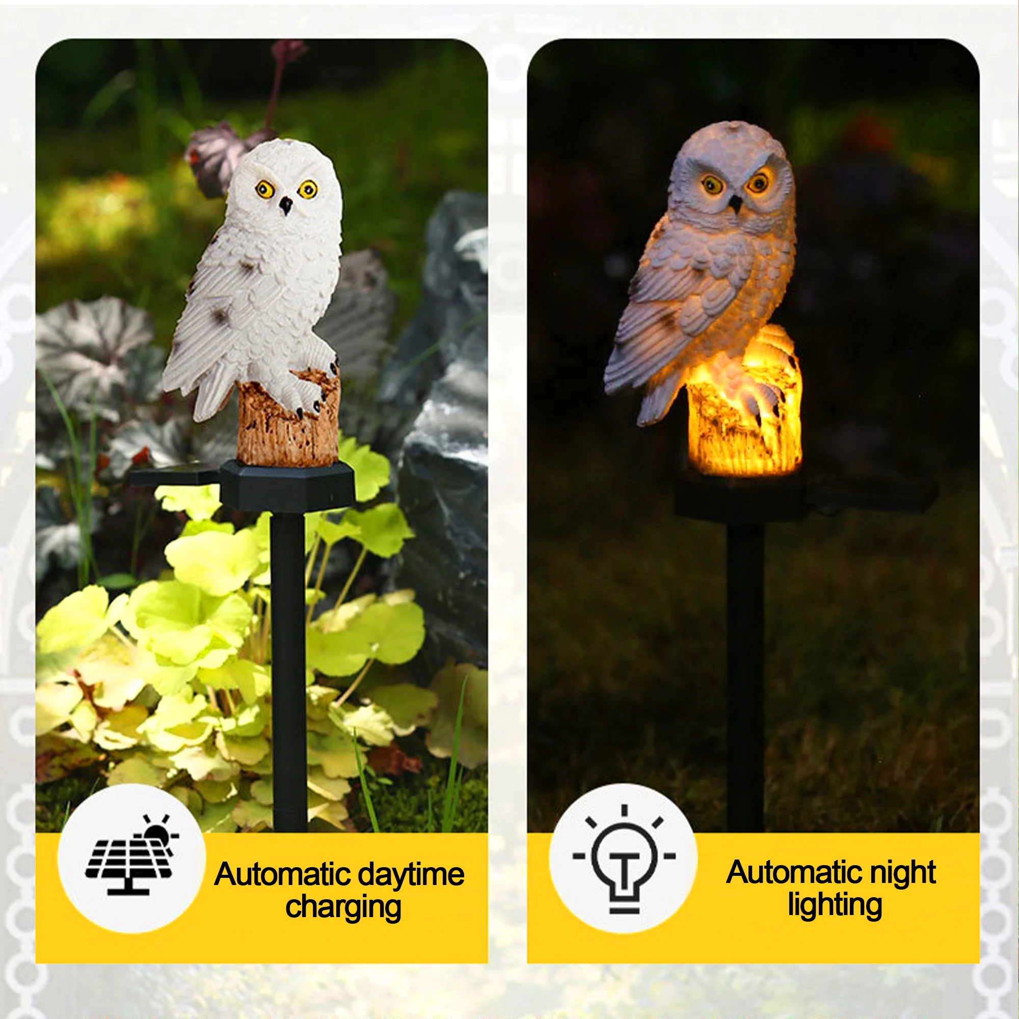 2er-Pack Outdoor-LED-Eulen-Ras – Decor Lighting Pack Bewertung und Preis