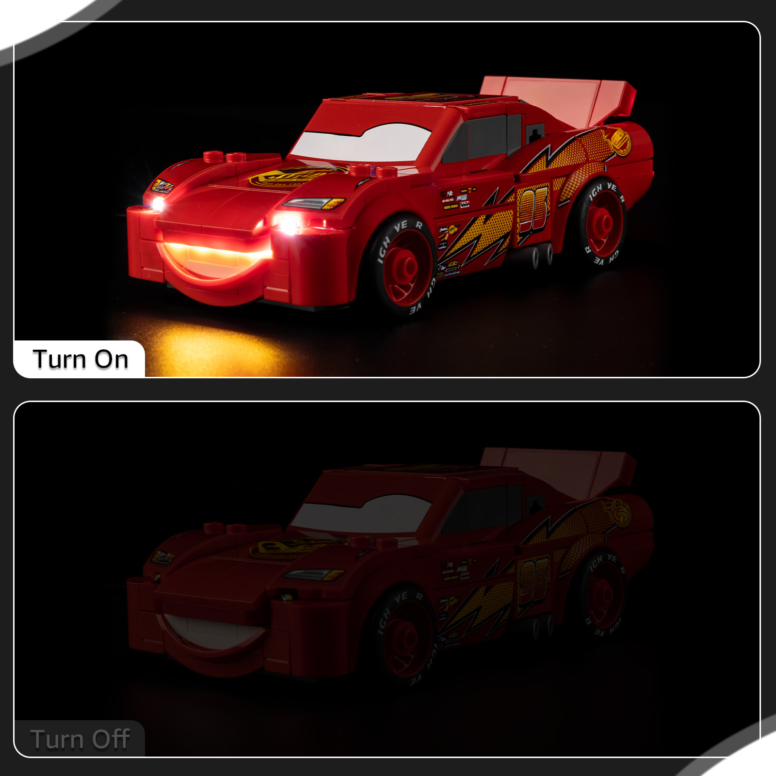 LED-Lichtset Passend für Light – Lighting Mcqueen Wall Decor Bewertung und Preis