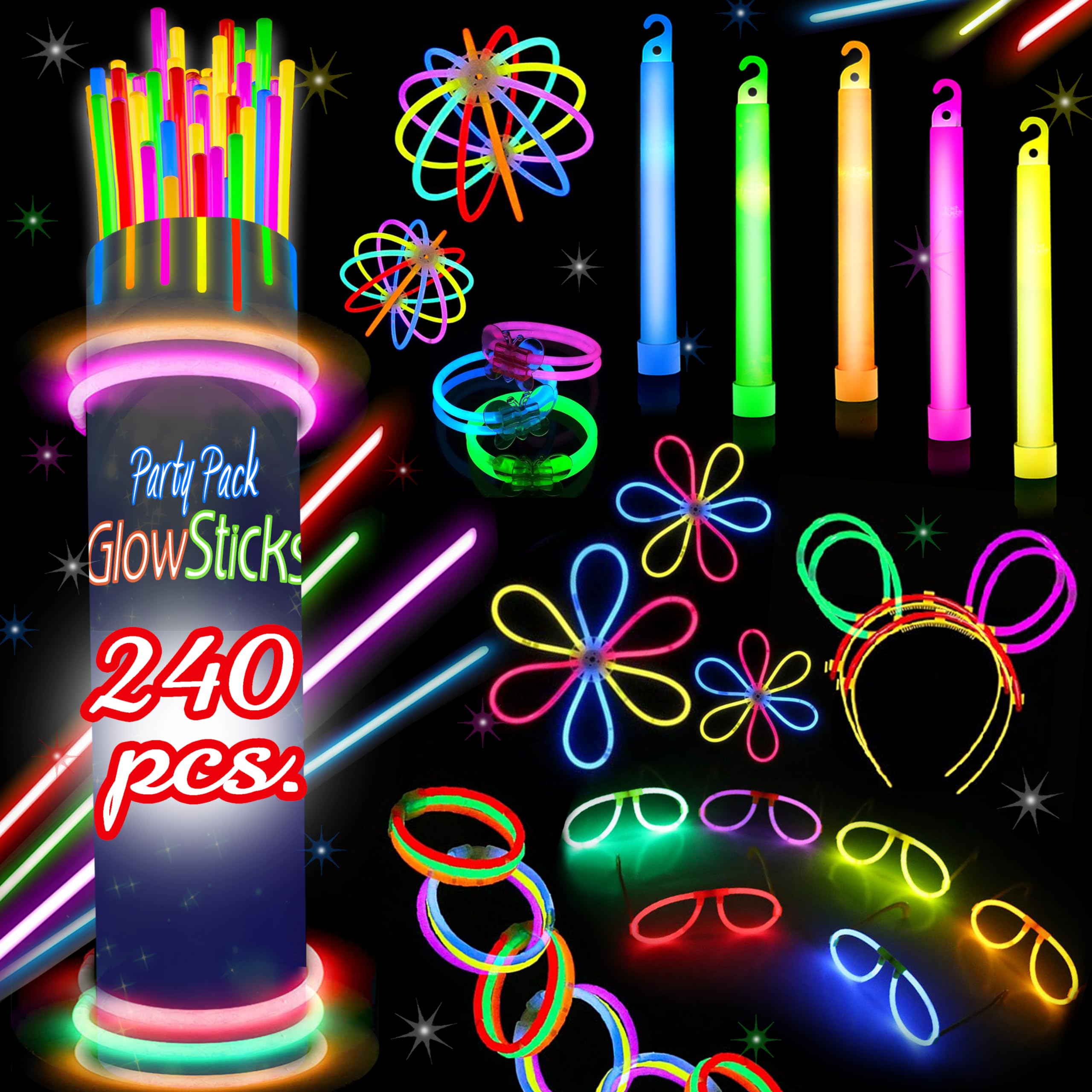 240 Leuchtstäbe Halloween-Part – Lighting Decor And More Bewertung und Preis