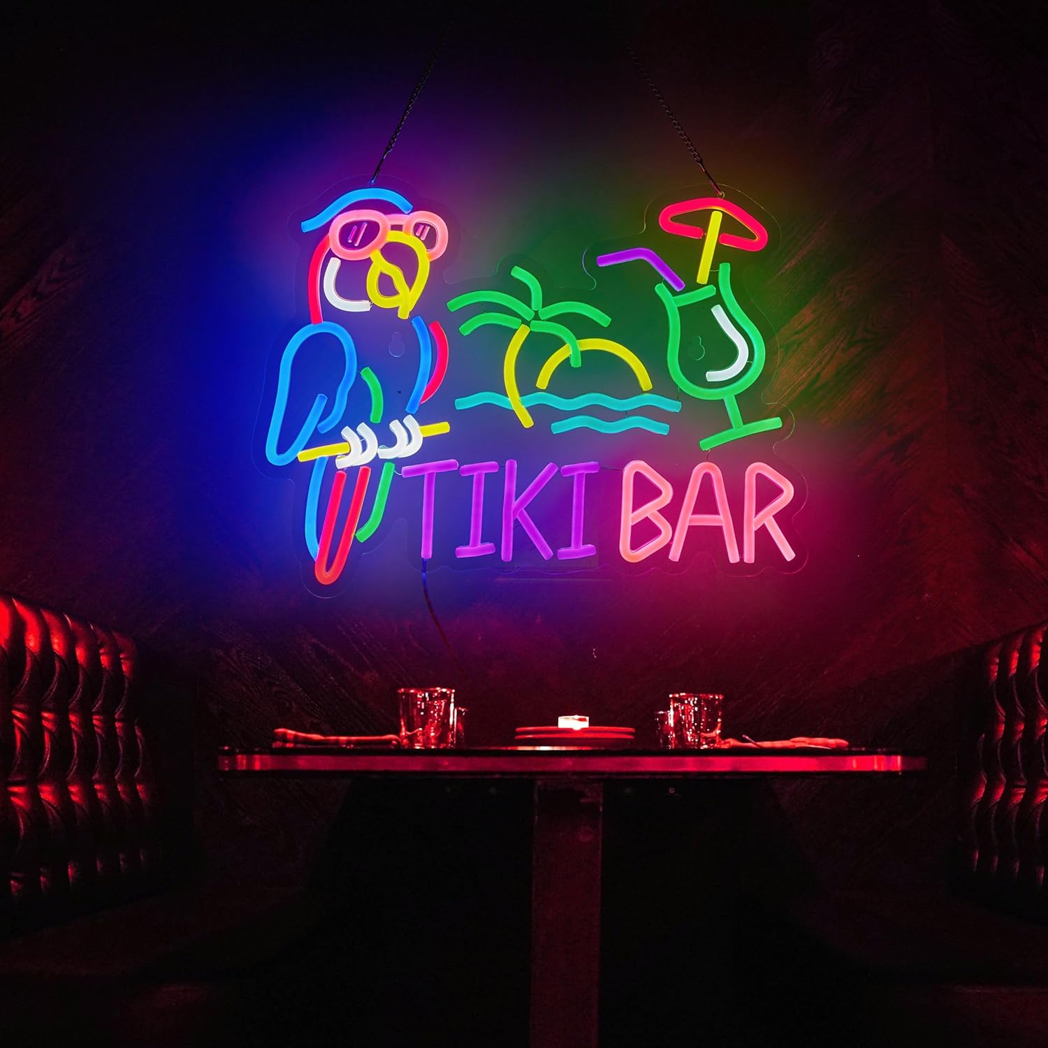 Tiki Bar Papageienpalmen-Neons – Wall Decor Lighting Tree Bewertung und Preis