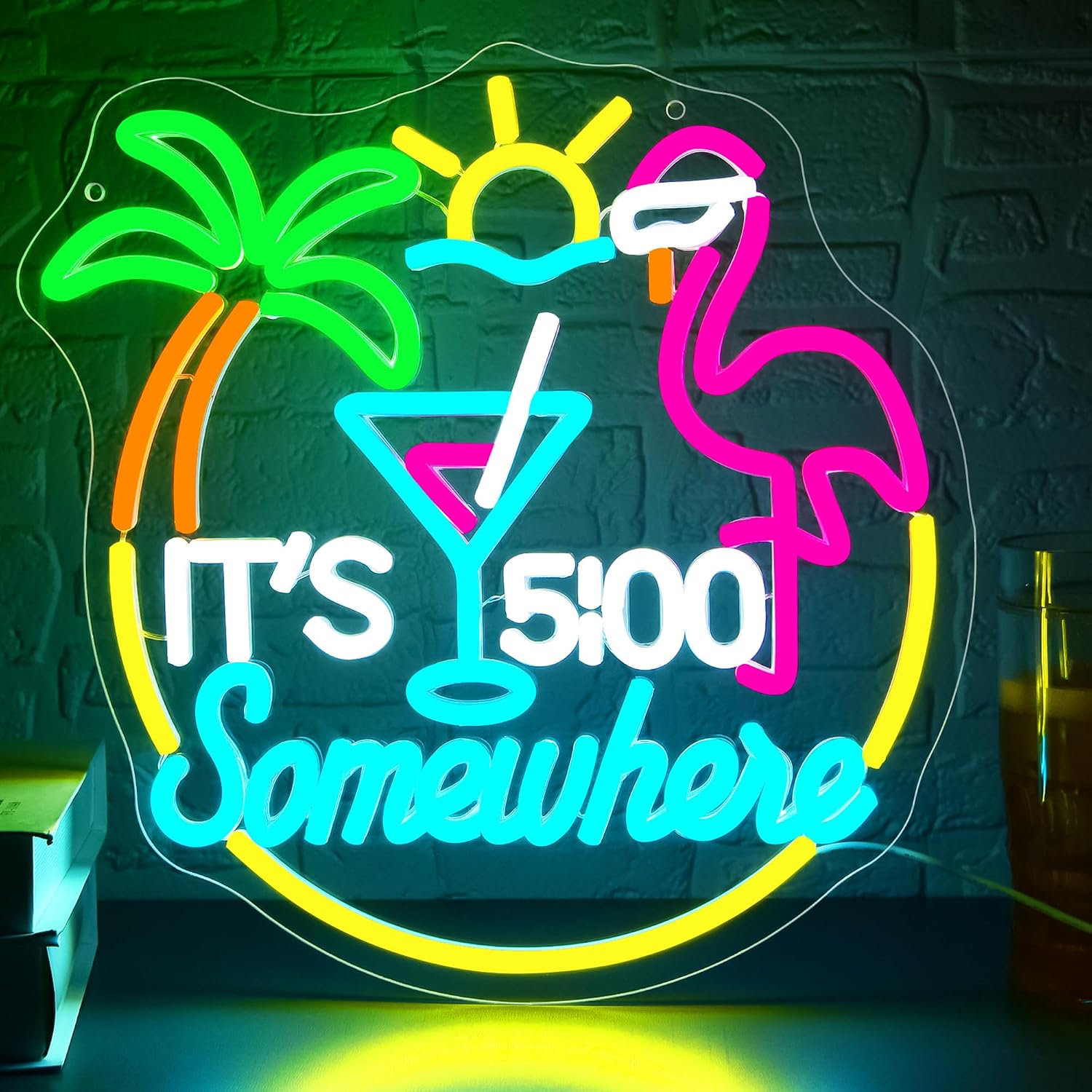Tiki Bar Papageienpalmen-Neons – Wall Decor Lighting Tree Bewertung und Preis