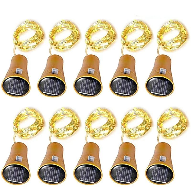 AT02-Set mit 10 Solar-LED-Lich – Decor Lighting Cork Bewertung und Preis
