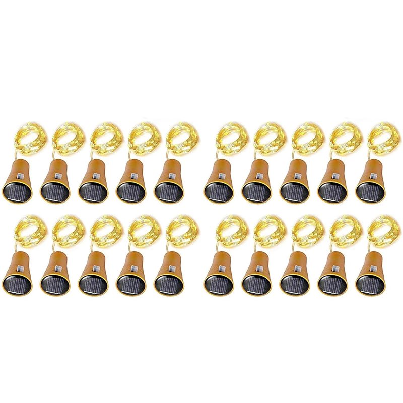ABXF-20Pcs Solar-Weinflaschen- – Decor Lighting Cork Bewertung und Preis