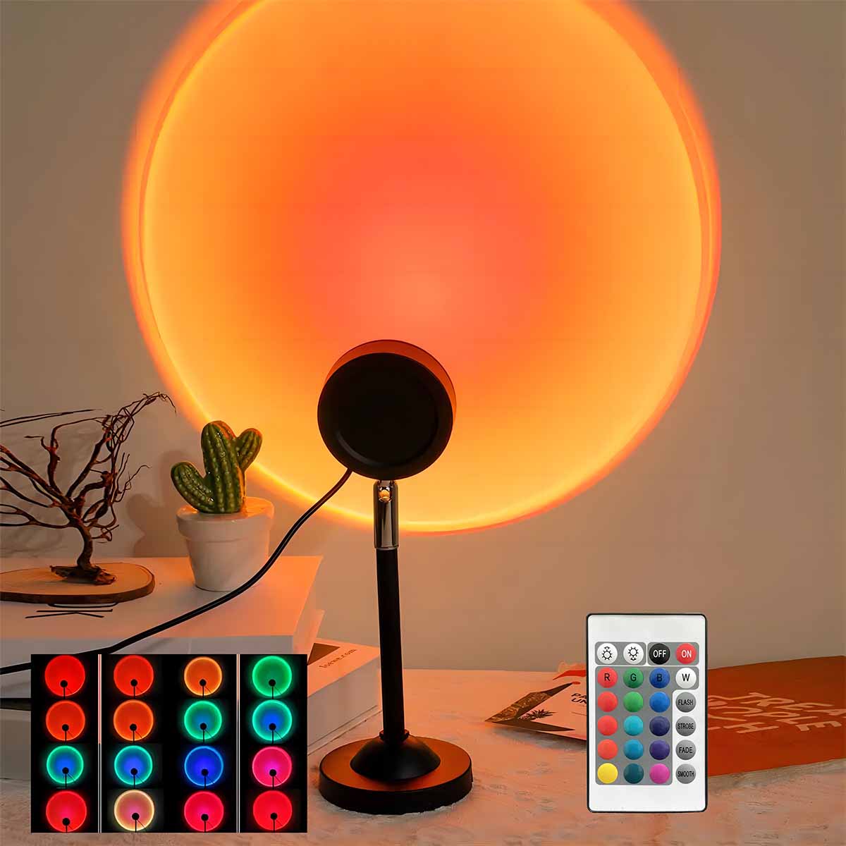 Sonnenuntergang-Projektionslic – Sunset Lamp Projection Bewertung und Preis